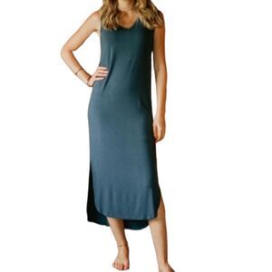 JACKSON Rowe Larch Dress- Ocean